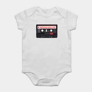 Classic Cassette Tape Mixtape - Awesome Since 1981 Birthday Gift Baby Bodysuit